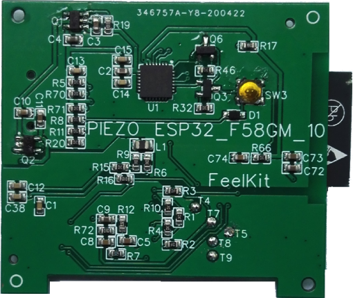ESP32 Sleep Strip board layout Bottom