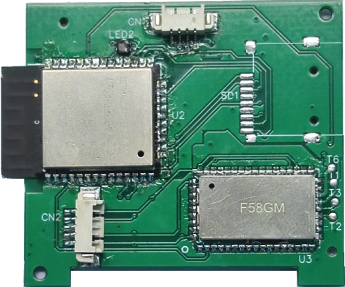 ESP32 Sleep Strip board layout Top